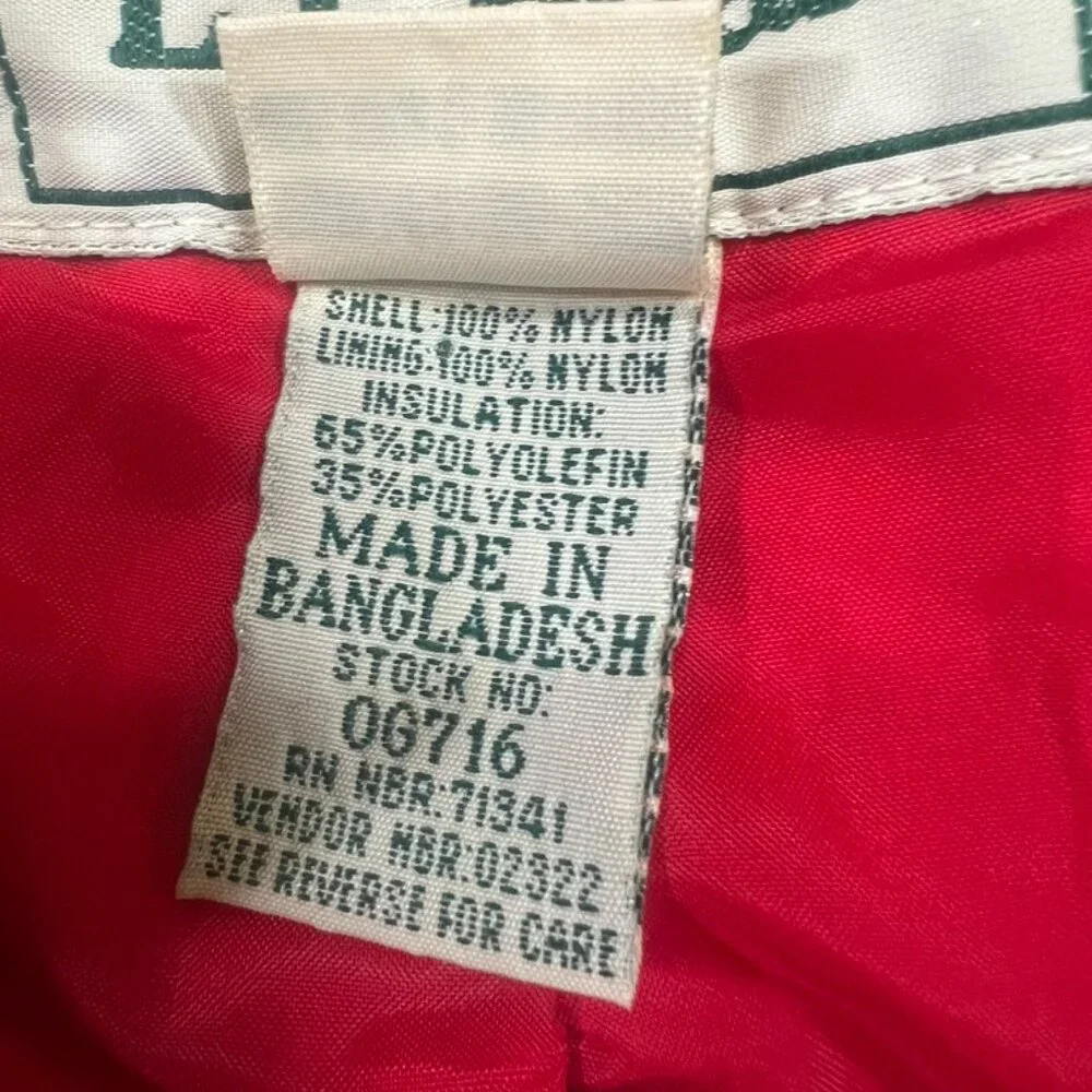 Vintage L. L. Bean Youth Snow Bibs, Zip Sides, Adjustable Straps, Insulated - Picture 4 of 14